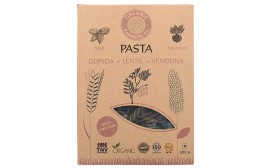 Organic Farmers Co. Quinoa + Lentil + Semolina Pasta  Box  500 grams
